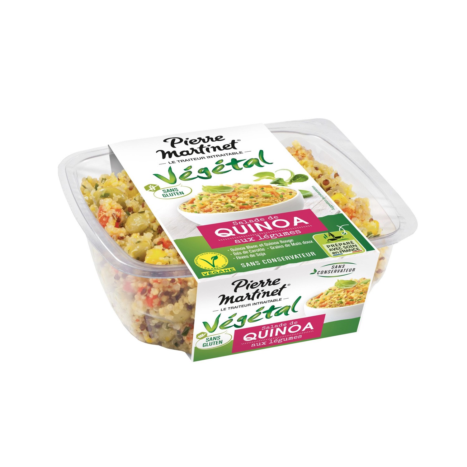 Salade Végétal sans gluten Quinoa aux légumes